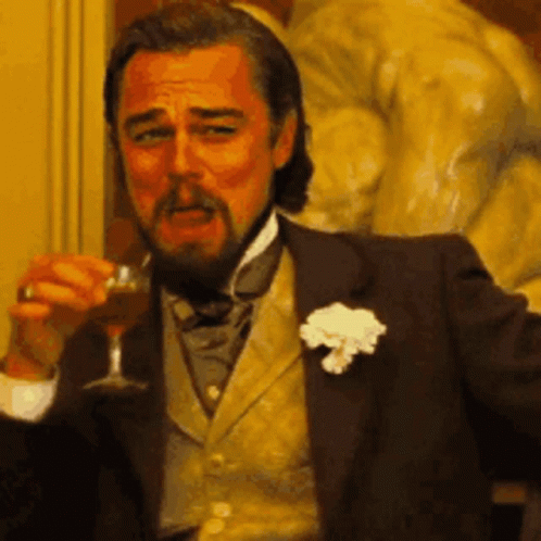 hehehehe - leonardo di caprio, gülen adam